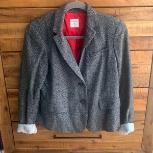 Gap academy blazer - gray tweed- size 6